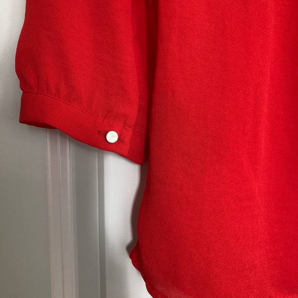 H&M Red 3/4 Sleeve Top - Picture 5 of 7